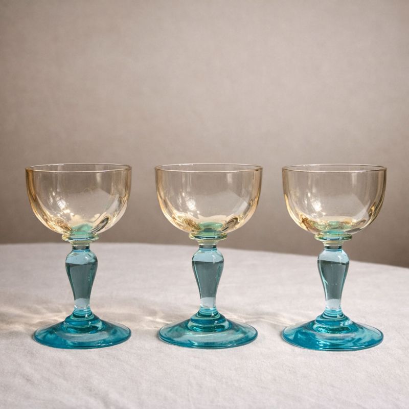 Сет на троих «Digestif in the Garden», Gien, Франция 60-70-е годы - Moonzana