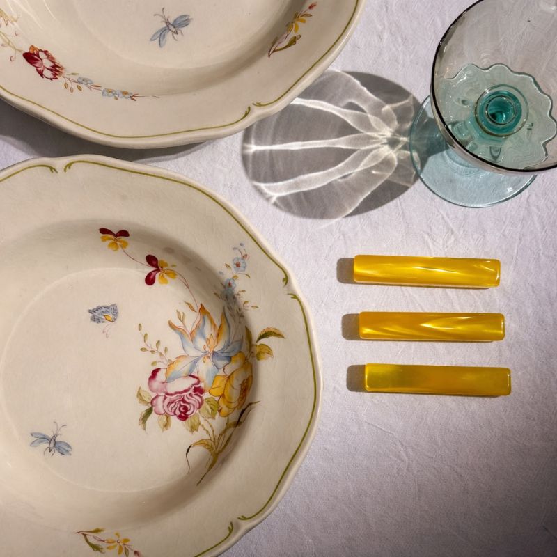 Сет на троих «Digestif in the Garden», Gien, Франция 60-70-е годы - Moonzana