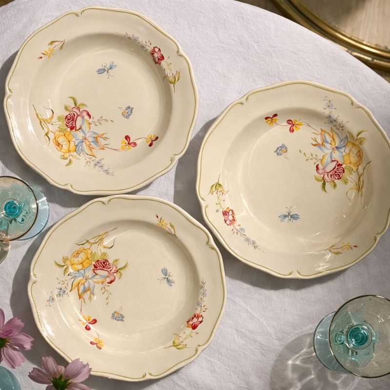 Сет на троих «Digestif in the Garden», Gien, Франция 60-70-е годы - Moonzana