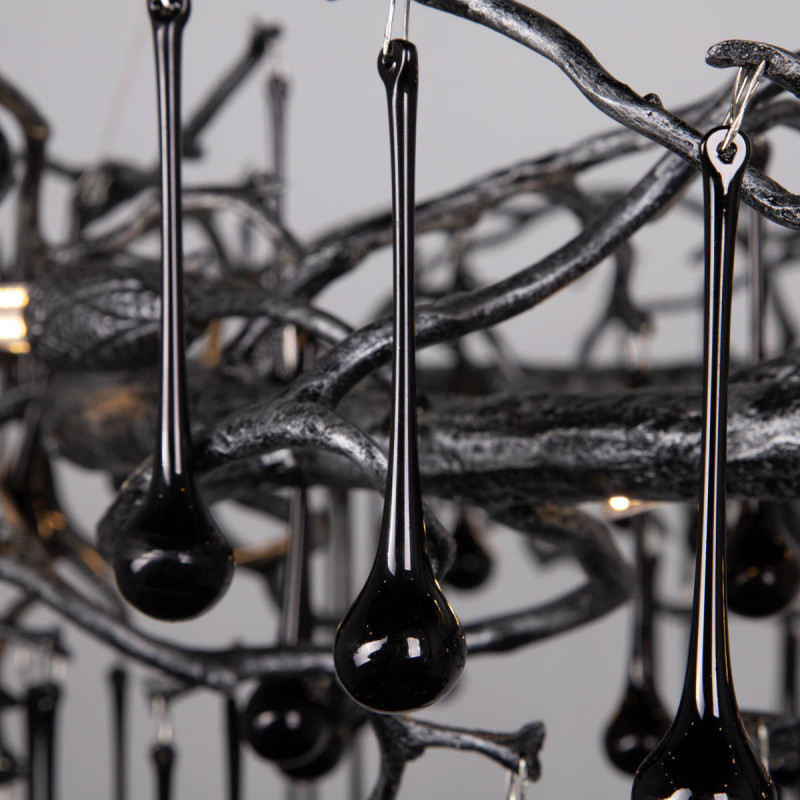 Подвесная люстра Bijout, черный, 360 мм - Moonzana