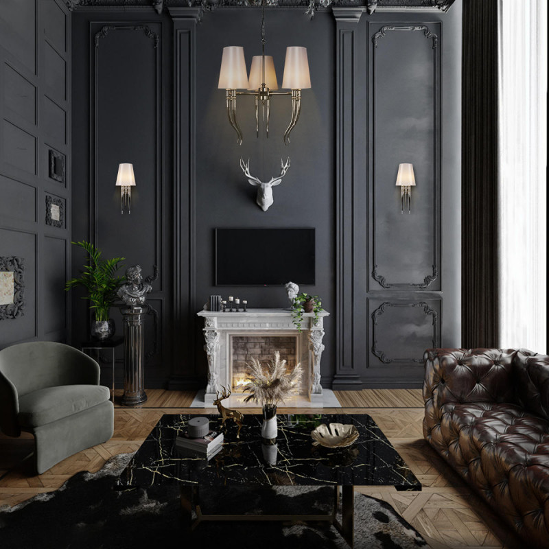 Подвесной светильник Brunilde, хром, 820 мм - Moonzana