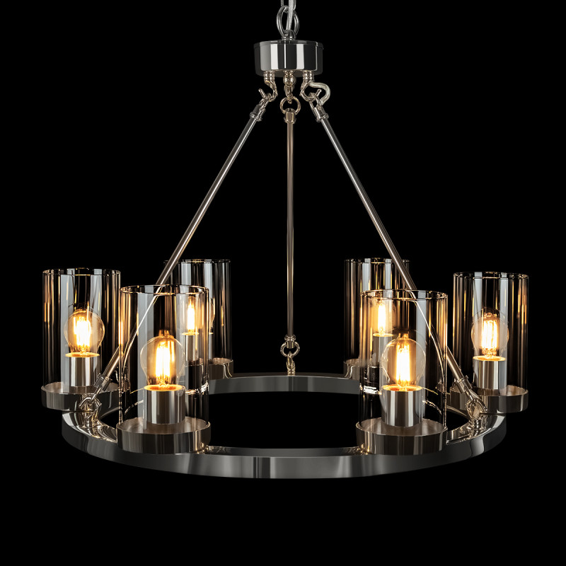 Подвесной светильник Candlelight, никель, 560 мм - Moonzana