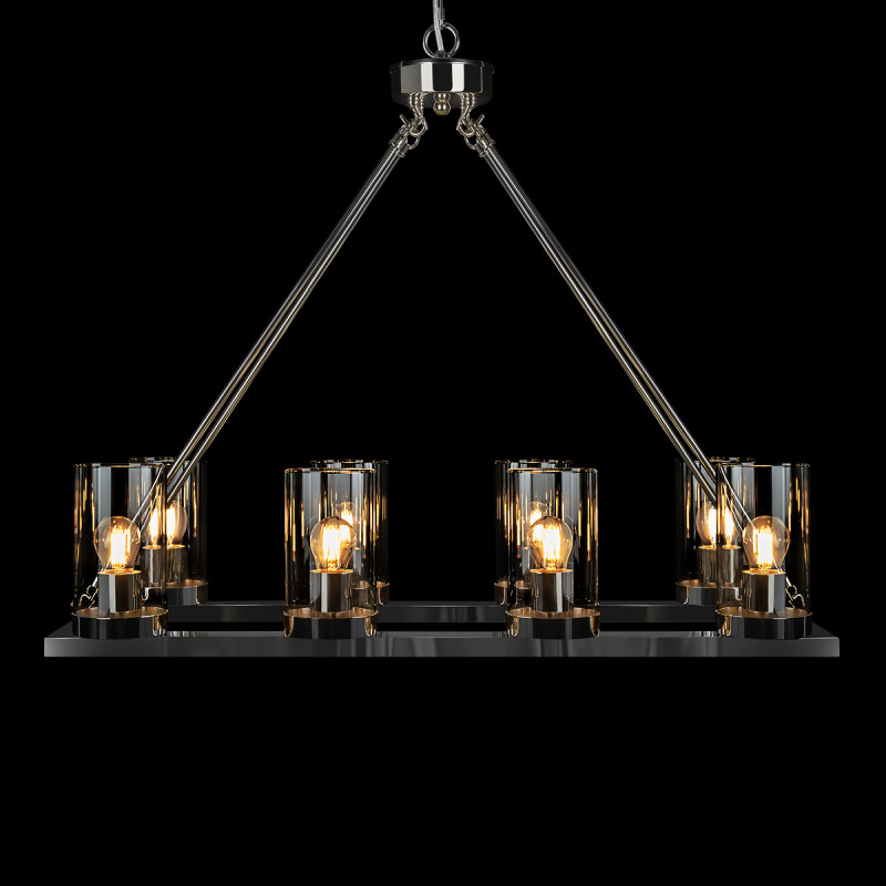 Подвесной светильник Candlelight, никель, 660 мм - Moonzana