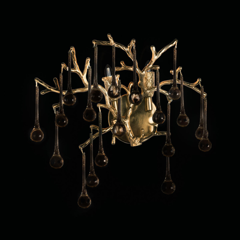 Бра Coral, античная бронза, 315 мм - Moonzana