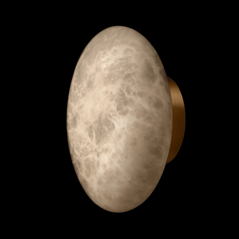 Настенный светильник Emi, бронза, белый, 200 мм - Moonzana