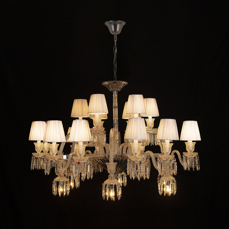 Люстра Flambeau, прозрачный, 1030 мм - Moonzana