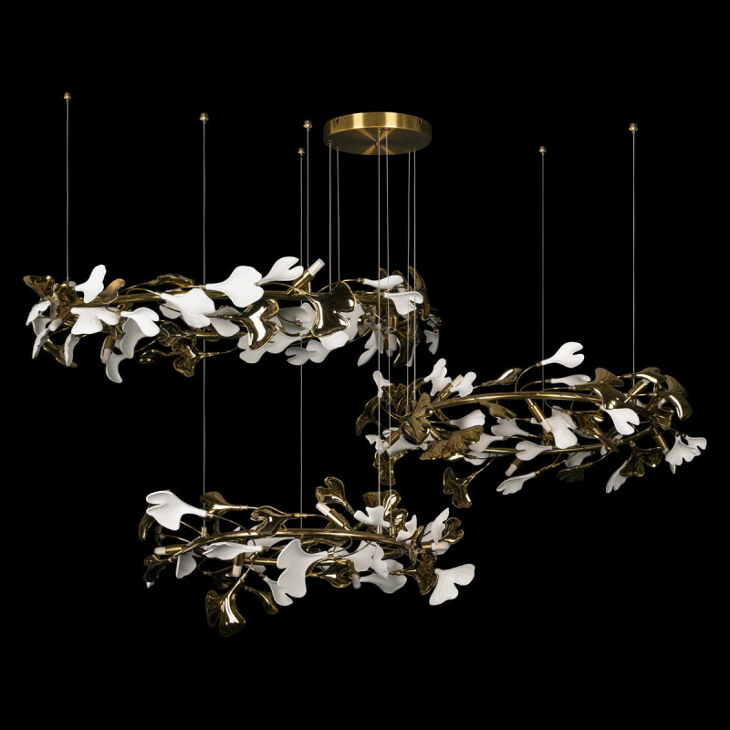 Подвесная люстра Fleur, золото, 190 мм - Moonzana