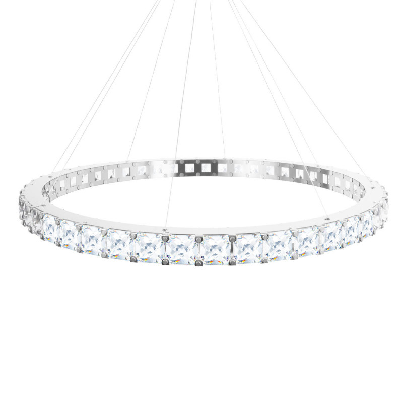 Подвесной светильник Tiffany, хром, 80 мм - Moonzana