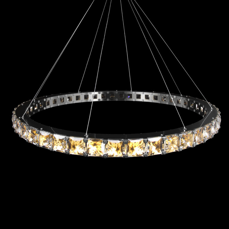 Подвесной светильник Tiffany, хром, 80 мм - Moonzana