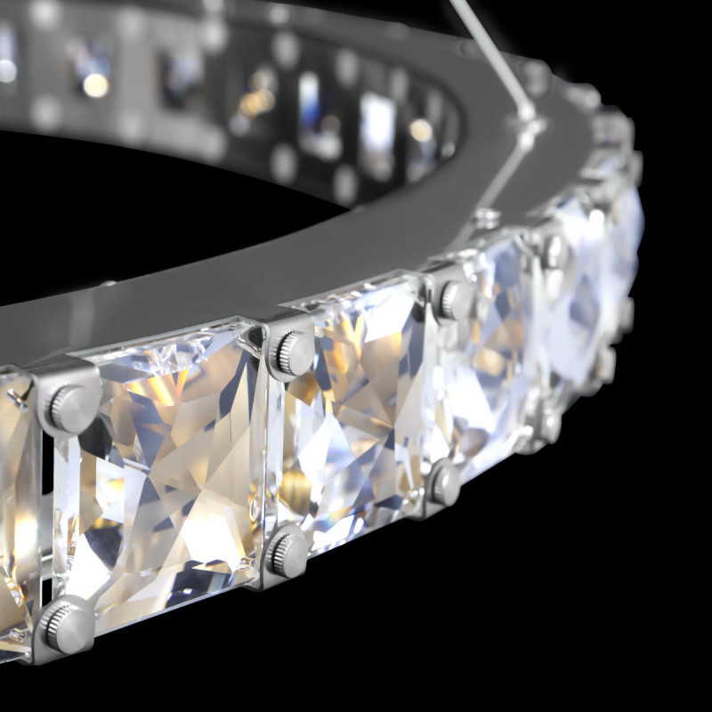 Подвесной светильник Tiffany, хром, 80 мм - Moonzana