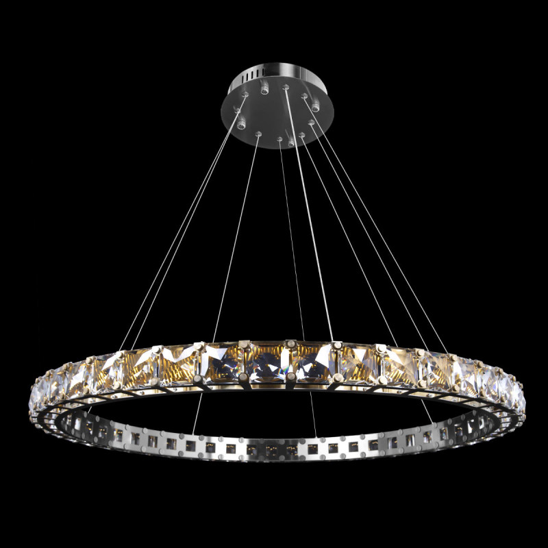 Подвесной светильник Tiffany, хром, 80 мм - Moonzana
