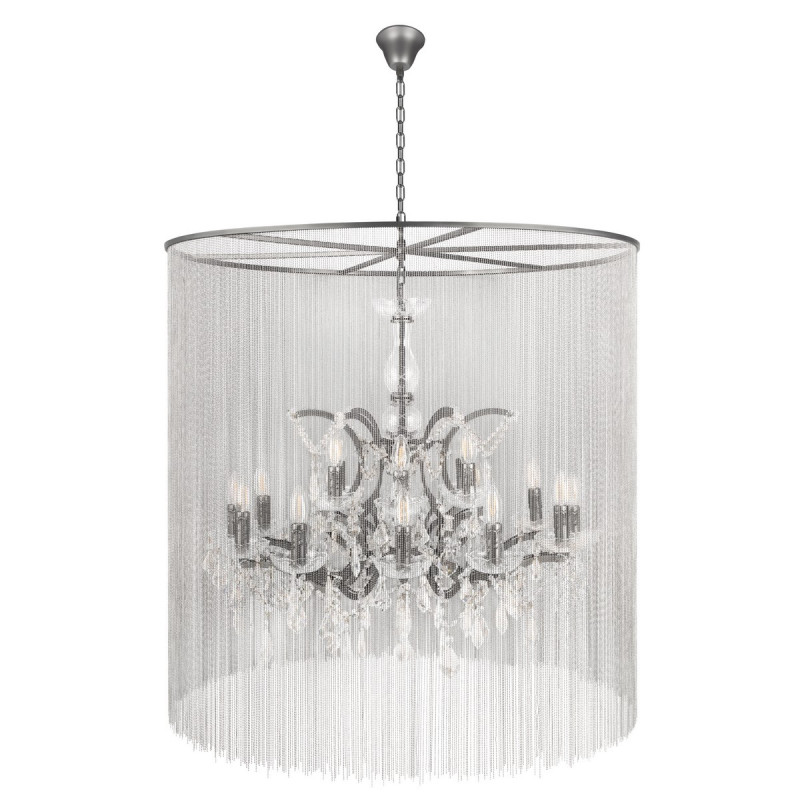 Подвесная люстра Vaille Crystal, графит, 960 мм - Moonzana