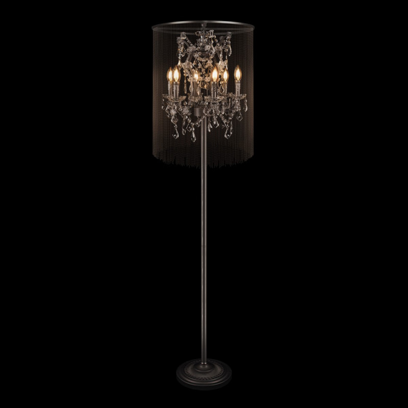 Торшер Vaille Crystal, графит, 1750 мм 
