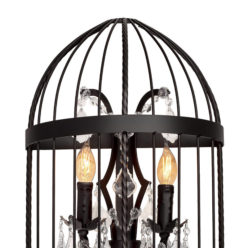 Бра Vintage birdcage, черный, 530 мм - Moonzana