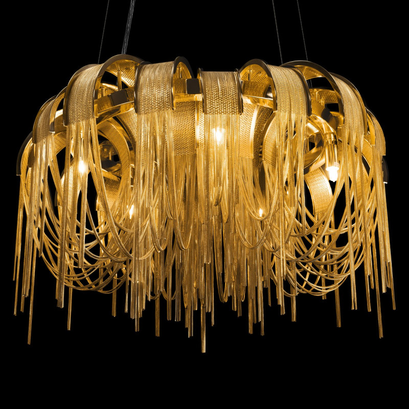 Подвесная люстра Volver, золото, 300 мм - Moonzana