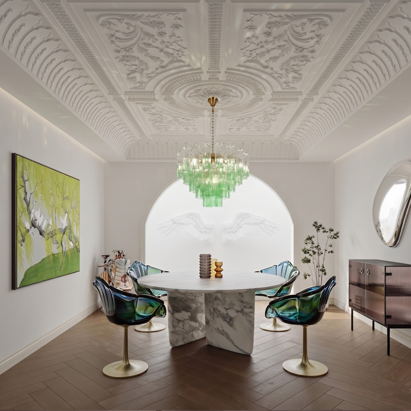 Подвесной светильник Murano, бронза, 490 мм - Moonzana