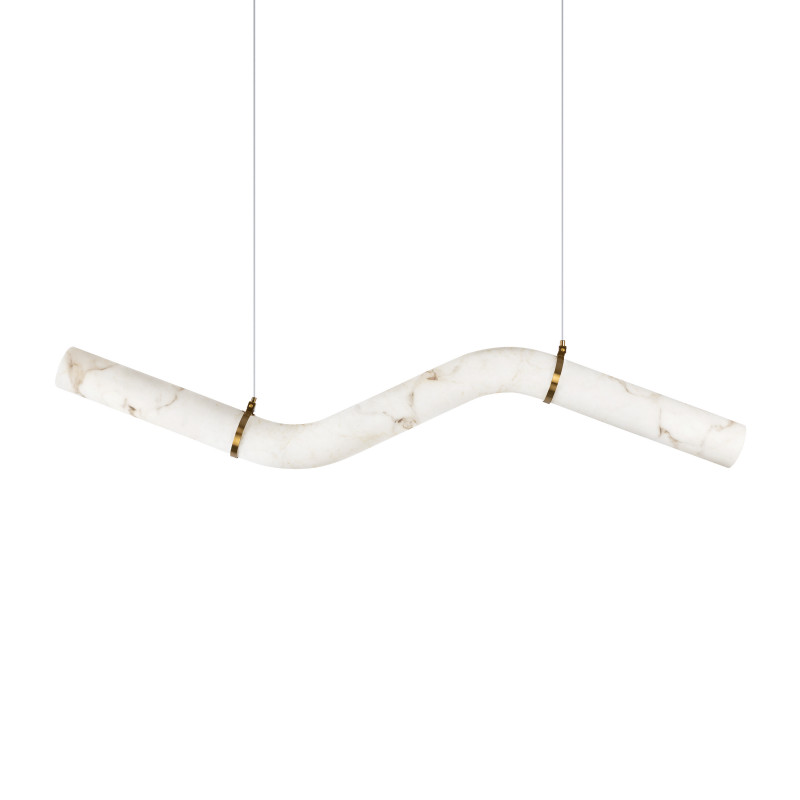 Подвесной светильник Liberty acrylic, бронза, 380 мм - Moonzana