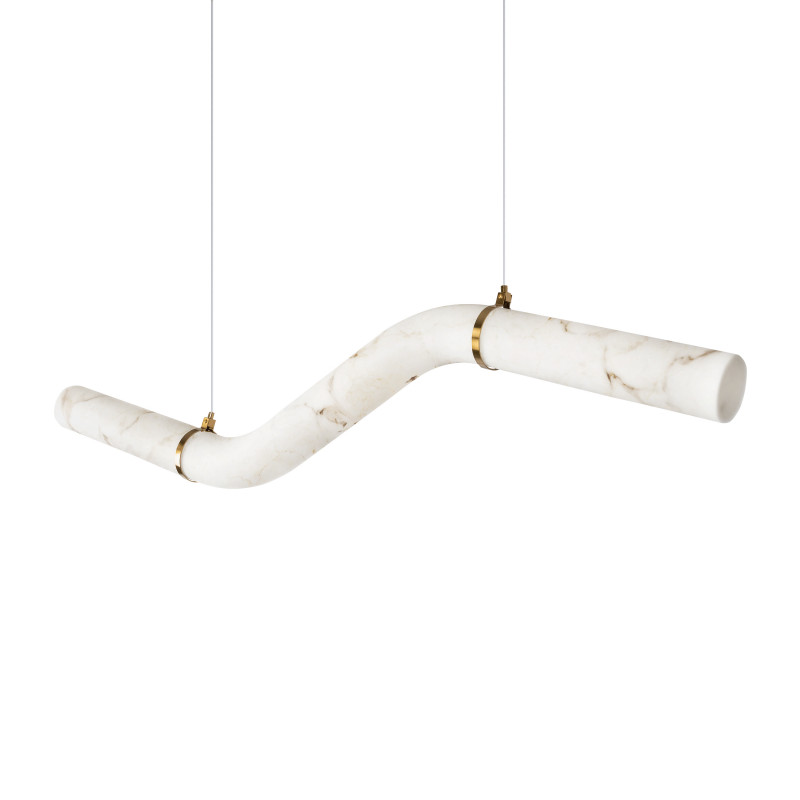 Подвесной светильник Liberty acrylic, бронза, 380 мм - Moonzana