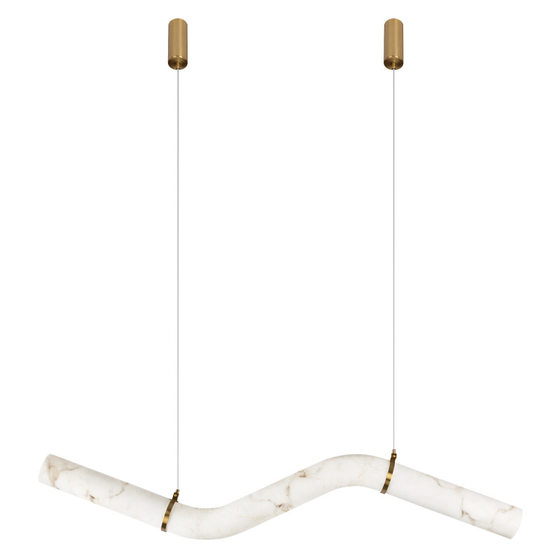 Подвесной светильник Liberty acrylic, бронза, 380 мм - Moonzana