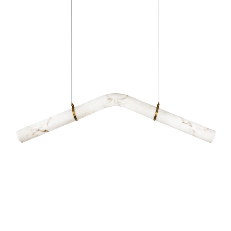 Подвесной светильник Liberty acrylic, бронза, 470 мм - Moonzana