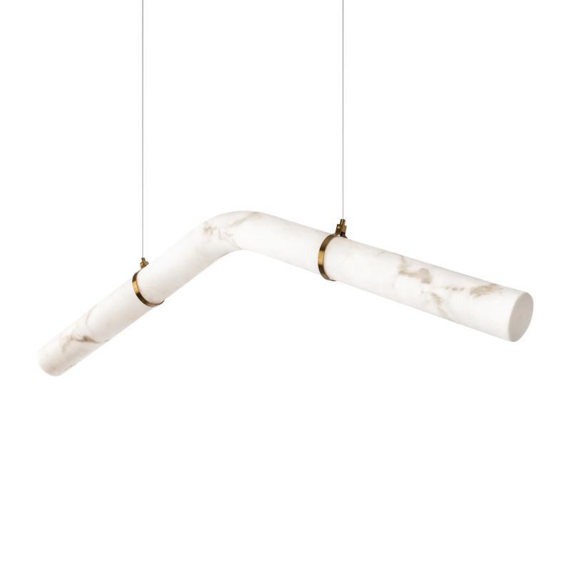 Подвесной светильник Liberty acrylic, бронза, 470 мм - Moonzana