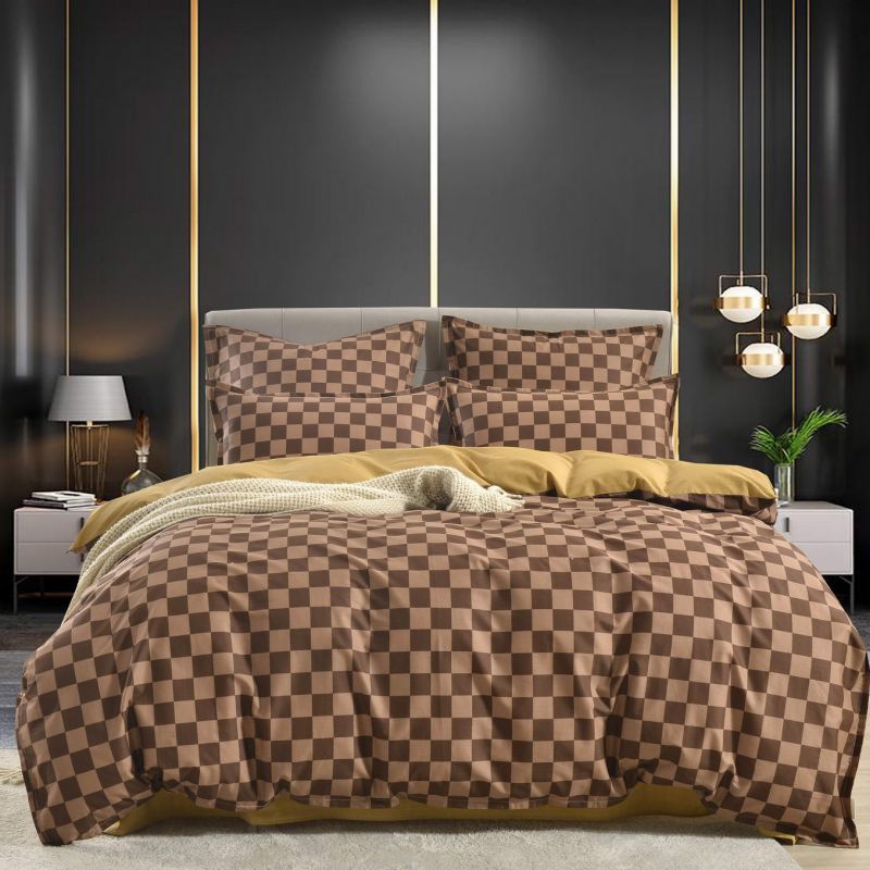 Кимберли (кофе) КПБ сатин 7Е, кофейный, Семейный