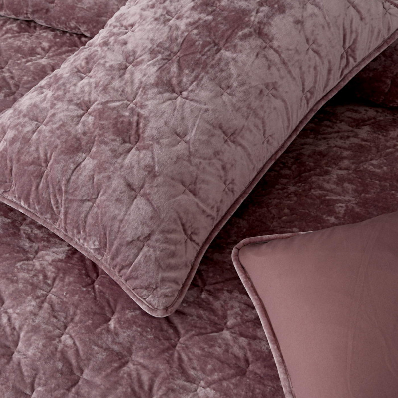 Алира (пепел-роза) Покрывало 240x260, 240х260 см 50х70 см - Moonzana
