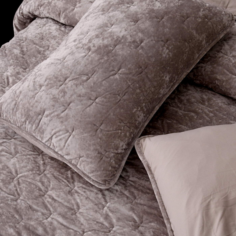 Алира (беж) Покрывало 240x260, бежевый, 240х260 см 50х70 см - Moonzana