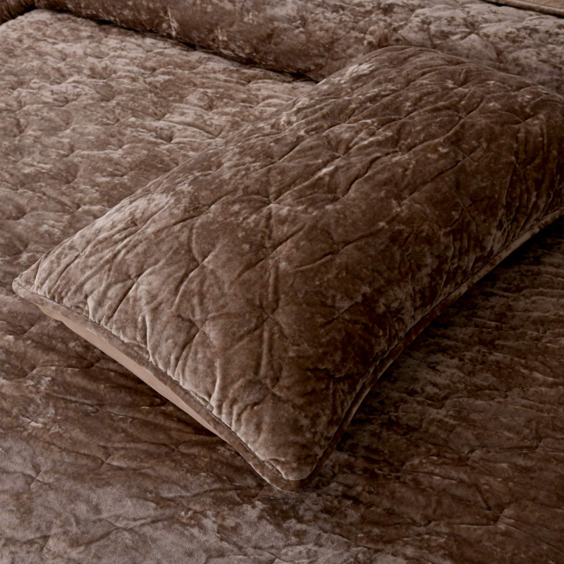Алира (капучино) Покрывало 240x260, 240х260 см 50х70 см - Moonzana