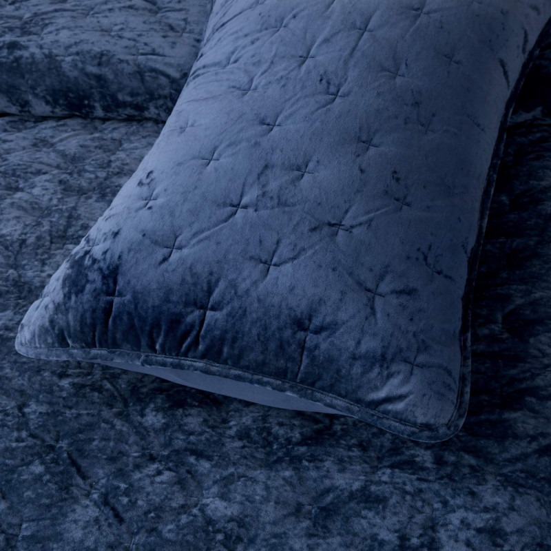 Алира (т.синий) Покрывало 240x260, 240х260 см 50х70 см - Moonzana