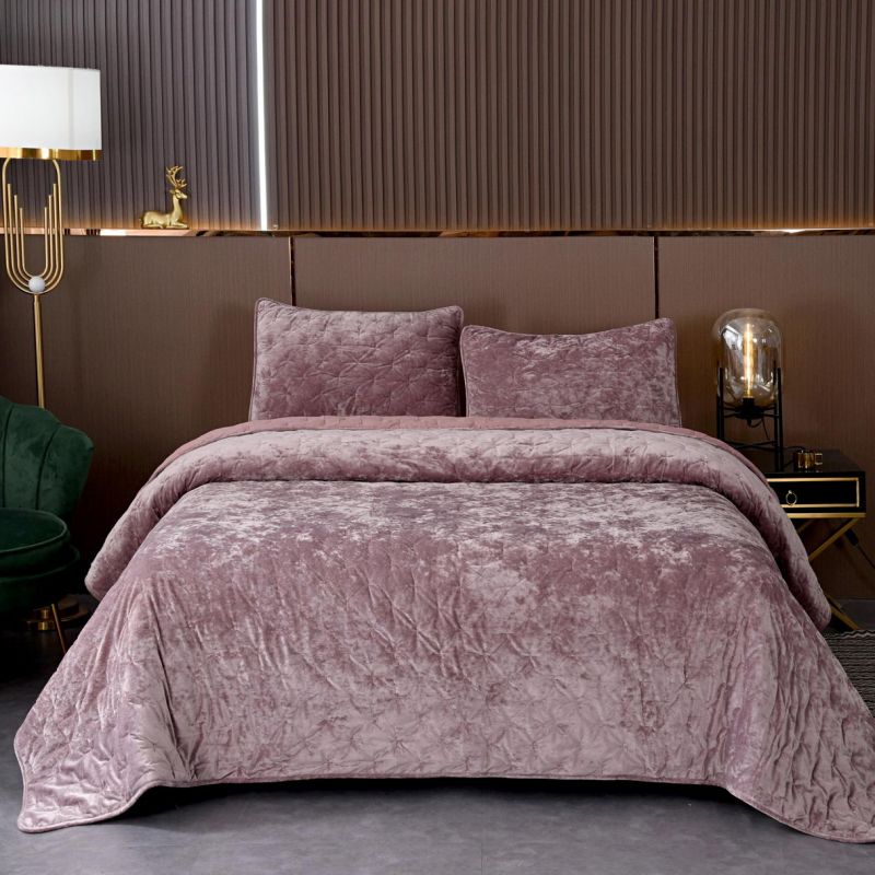 Алира (пепел-роза) Покрывало 240x260, 240х260 см 50х70 см