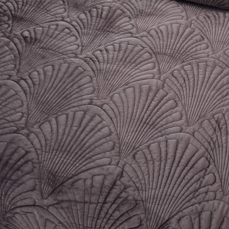Ариэль (мокко) Покрывало 240x260, серый, 240х260 см 50х70 см - Moonzana
