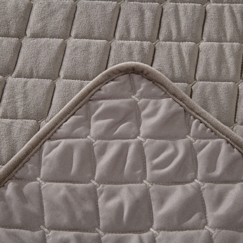 Натаниэль (серый) Покрывало 160х220, 160х220 см 50х70 см - Moonzana