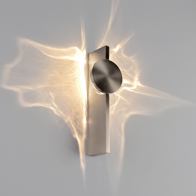 Настенный светильник Flame, никель, 330 мм 
